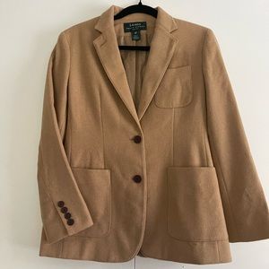 100% camel hair Ralph Lauren blazer/coat